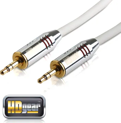 Produktbild von HDGear - Premium Klinken Kabel 3,5mm Stereo 3,00m weiß