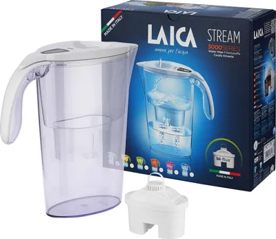 Zdjęcie produktu dla Laica J31AF, Dzbanek z filtrem do wody, 2,3 l, Przezroczysty, Biały