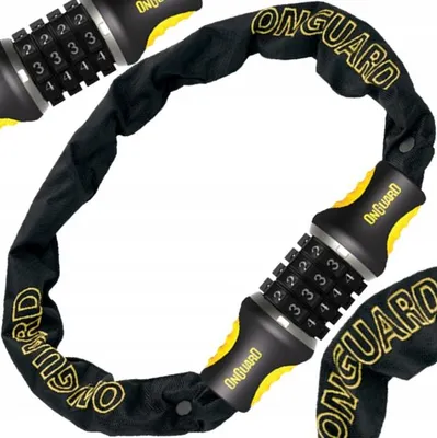 Produktbild von Onguard Mastiff Chain Lock Fahrradkettenschloss 75 cm Zahlenschloss