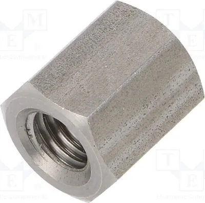 Produktbild von 10x Distanzmuffe mit Gewinde 15mm Innengew: M8  sechskant 1413X15 Distanzelemente a