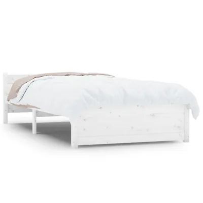 Obrázok produktu pre vidaXL Posteľ z masívneho dreva biela 90x190 cm