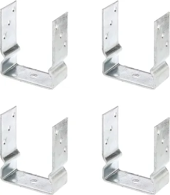 Immagine prodotto di Supporto per montanti a U Alberts 4 x, 121x150 mm, zincato a caldo, da avvitare, profondità 60 mm