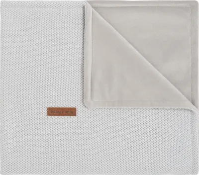 Produktbild von Baby's Only Gitterbettdecke soft Classic - Silbergrau - 100x135 cm