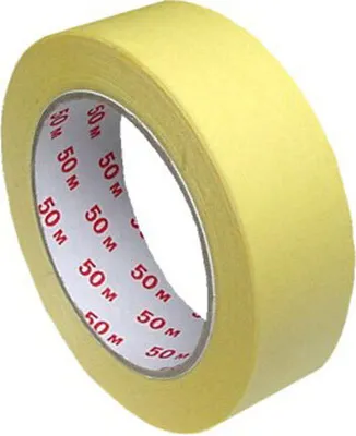 Produktbild von 32x Kreppband Kreppklebeband Abdeckband CLASSIC gelb 30mm x 50m