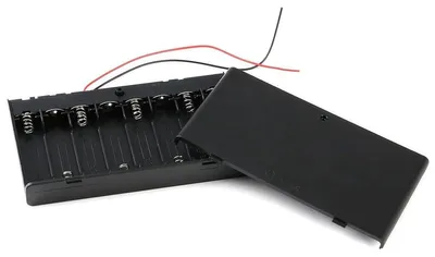 Productafbeelding van 12 V 8 x AA batterijhouder met aan/uit-schakelaar