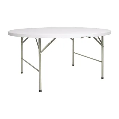 Produktbild von Bolero runder Klapptisch weiß 153cm