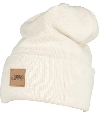 Image de Urban Classics TB626 | Bonnet long en cuir synthétique Taille unique - Farbe : Sand - Größe : Taille unique