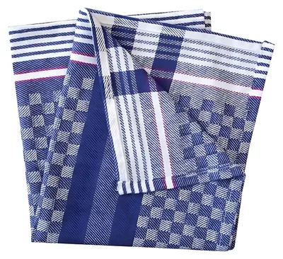 Produktbild von Geschirrtücher Light, Baumwolle, 50 x 90 cm, blau-weiß, 10 Stück