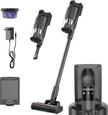 Zdjęcie produktu dla HDeye JY9A55 - Wydajny Bezprzewodowy Odkurzacz Pionowy o Mocy 550W z Systemem Filtracji HEPA i Siłą Ssania 30KPa