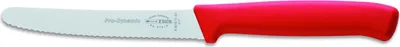 Produktbild von F. DICK ProDynamic Allzweckmesser 11 cm Wellenschliff Küchenmesser rot