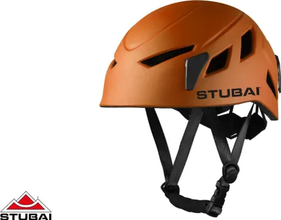 Immagine prodotto di STUBAI casco da arrampicata Spirit | nero/arancio | casco da alpinismo per uomo e donna | casco da montagna per arrampicata sportiva, via ferrata, alpinismo, sci alpinismo, arrampicata su ghiaccio
