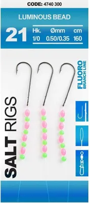 Immagine prodotto di Spro Salt Luminous Leader Lines Grey 2 Grey 2