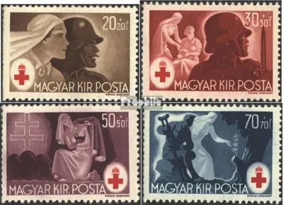 Produktbild von Briefmarken Ungarn 1944 Mi 749-752 (kompl.Ausg.) postfrisch Rotes Kreuz