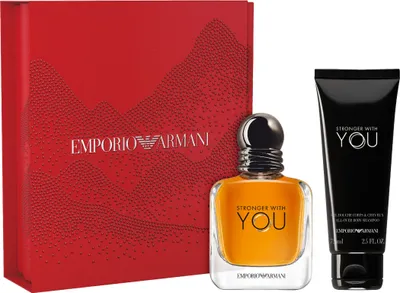 Produktbild von Armani Stronger With You Giftset Edt Spray 50ml/Shower Gel 75ml 125 ml