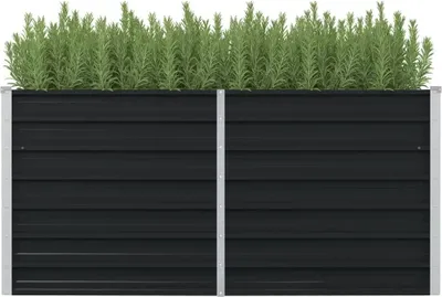 Immagine prodotto di Maison Exclusive - Aiuola rialzata antracite 160 x 80 x 77 cm Acciaio zincato