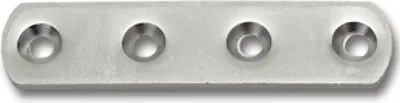 Produktbild von Verbindungsplatte, L 60, B 14, Materialstärke 2, Stahl verzinkt