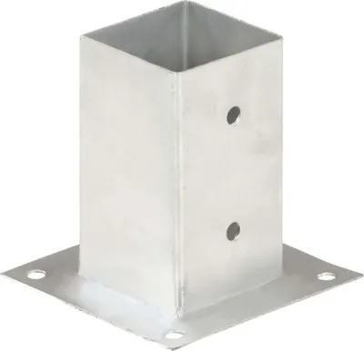 Immagine prodotto di vidaXL Ancoraggio per pali 4 pz. Metallo zincato 81 mm