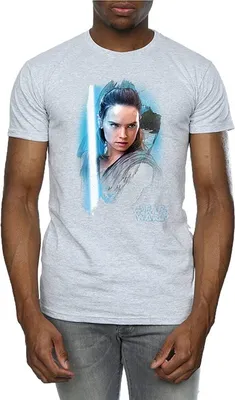 Produktbild von Star Wars: The Last Jedi - T-Shirt für Herren BI1271 (3XL) (Grau)
