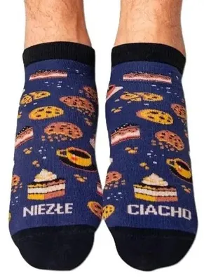 Produktbild von Fußsocken „Nicht schlecht, der Typ“ Größe 41–46 – Nadwyraz.com