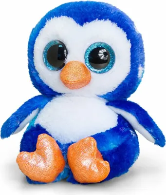 Image de Keel Toys Mini peluche pingouin 15 cm - Idéal pour câliner et collectionner Pingouin