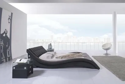 Produktbild von Betten Doppel Ehe Schlaf Zimmer Luxus Designer Bett 180x200 Leder Hotel Metall
