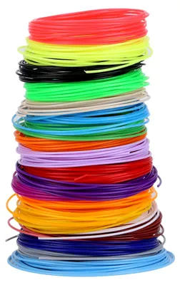 Produktbild von 3D Stift Filament in 20 Farben, 1,75 mm PCL für 3D-Drucker mit niedriger Temperatur