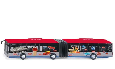 Produktbild von Siku Timeline Articulated Bus 100 Years Sieper, Busmodell, Vormontiert, 1:50, Unisex, Metall, Kunststoff, 3 Jahr(e)