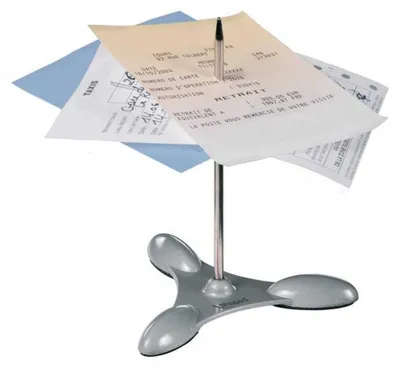 Produktbild von Maped M537300 - Zettelspieß aus Metall, metallgrau