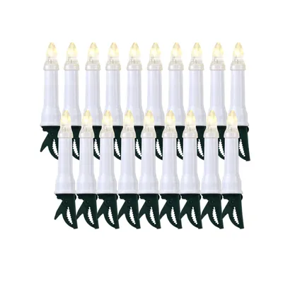 A string of LED candle lights.