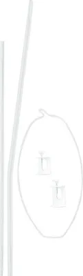 Produktbild von roba Himmelstange, Universal Himmelhalter, weiß, für Babybetten, für Betthimmel, rund, ca. 150cm