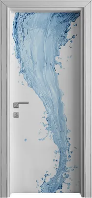 Produktbild von Tür Selbstklebende 80x210 cm Türfolie Türtapete Klebefolie - Splash Früchte Spritz