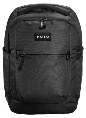 Produktbild von eoto Schulrucksack Rucksack mit Laptopfach Midi20 Backpack 20L Black schwarz