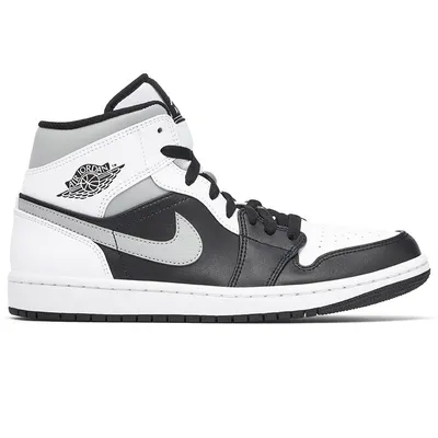 Produktbild von Nike Jordan 1 Mid White Shadow Black/Medium Grey-White