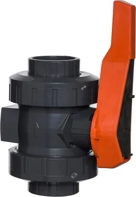 Immagine prodotto di Valvola a sfera in PVC II, 2x incollata, 110 mm
