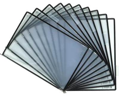 Zdjęcie produktu dla tarifold tdisplay Sterifold Sichttafel Standard, A4, schwarz