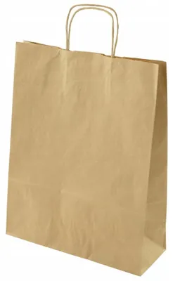 Produktbild von Allbag Braune Papiertüten 25 Stück 32x12x41 cm