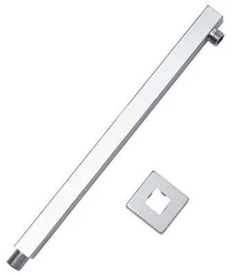 Produktbild von vidaXL Duscharm Quadratisch Edelstahl 201 Silbern 40 cm