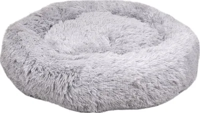 Obrázok produktu pre Psie lôžko Flamingo Krems, okrúhle, svetlosivé, rozmery: 70 cm