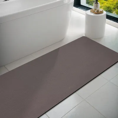 Image de Tapis de bain antidérapant, dimensions 43 x 120 cm, pour salle de bain et douche