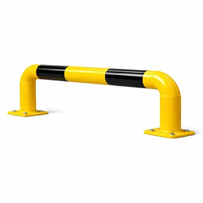 Produktbild von Rammschutzbügel 100 cm Stahl – Lagerschutz & Anfahrschutz für Regale, Einfahrt, Hof & Garage (Rammschutzbügel 100 cm)