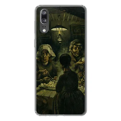 Produktbild von MuchoWow® Handyhülle Schutzhülle Hülle für Huawei P20 Die Kartoffelesser - Vincent van Gogh Silikon Softcase Handy Hülle - Hardcover