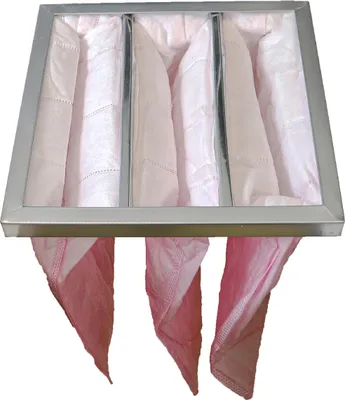 Produktbild von vhbw Taschenfilter für diverse Klima- und Lüftungsanlagen - Filter F7, 28,7 x 28,7 x 36 cm Rosa