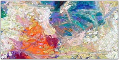 Produktbild von Coloray Bild aus Leinwand 120x60 Leinwand Dekoration - daubs