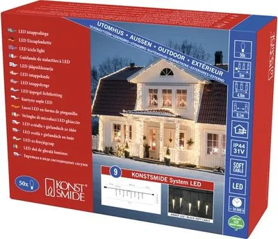 Produktbild von Konstsmide 4852-807, Girlande, Kunststoff, Schwarz, 0,49 m