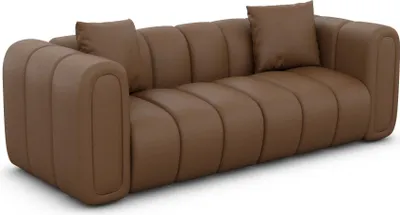 Produktbild von Echtleder 2-Sitzer Couch Amoria Braun