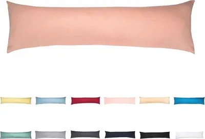 Produktbild von Famanu Seitenschläferkissen 40 x 145 cm - Schwangerschaftskissen mit Baumwollbezug und verstecktem Reißverschluss
