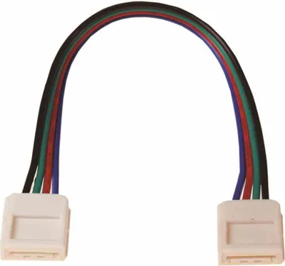 Obrázek produktu pro Konektor pro RGB LED pásky 4 kolíky oboustranný 10mm Eko-light EKPZ754
