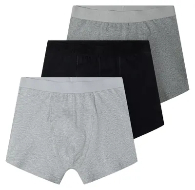 Image de Minoti - Boxers pour hommes (lot de 3) MN346 (XL) (gris/noir/gris foncé)
