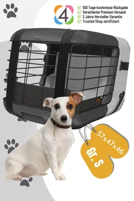Productafbeelding van 4Pets | Caree Box | Koelgrijs - Formaat 47 x 47 cm -