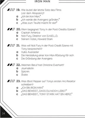 Zdjęcie produktu dla Marvel: Das ultimative MARVEL Quizbuch